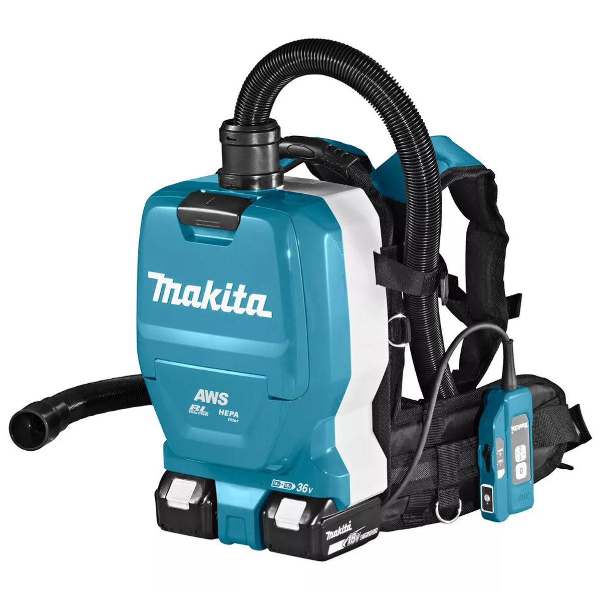 Makita DVC265ZXU 36V LXT Brushless Backpack Vacuum Cleaner With AWS Body Only