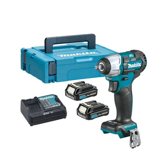 Makita TW161DSAJ 12V max CXT Impact Wrench With 2 x 2.0Ah Batteries, Charger & Case