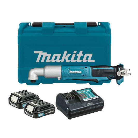 Makita TL064DWAE 12V max CXT Angle Impact Driver With 2 x 2.0Ah Batteries, Charger & Carrying Case