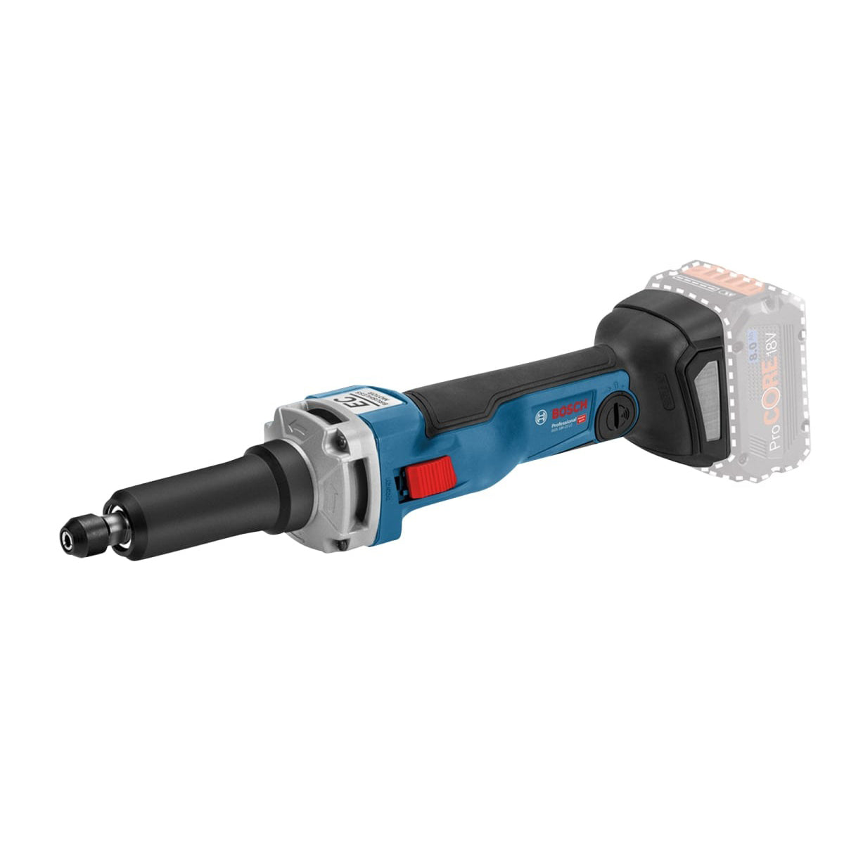 Bosch GGS 18V-23 LC Professional Straight Grinder for Precision Grinding Body Only 0601229100