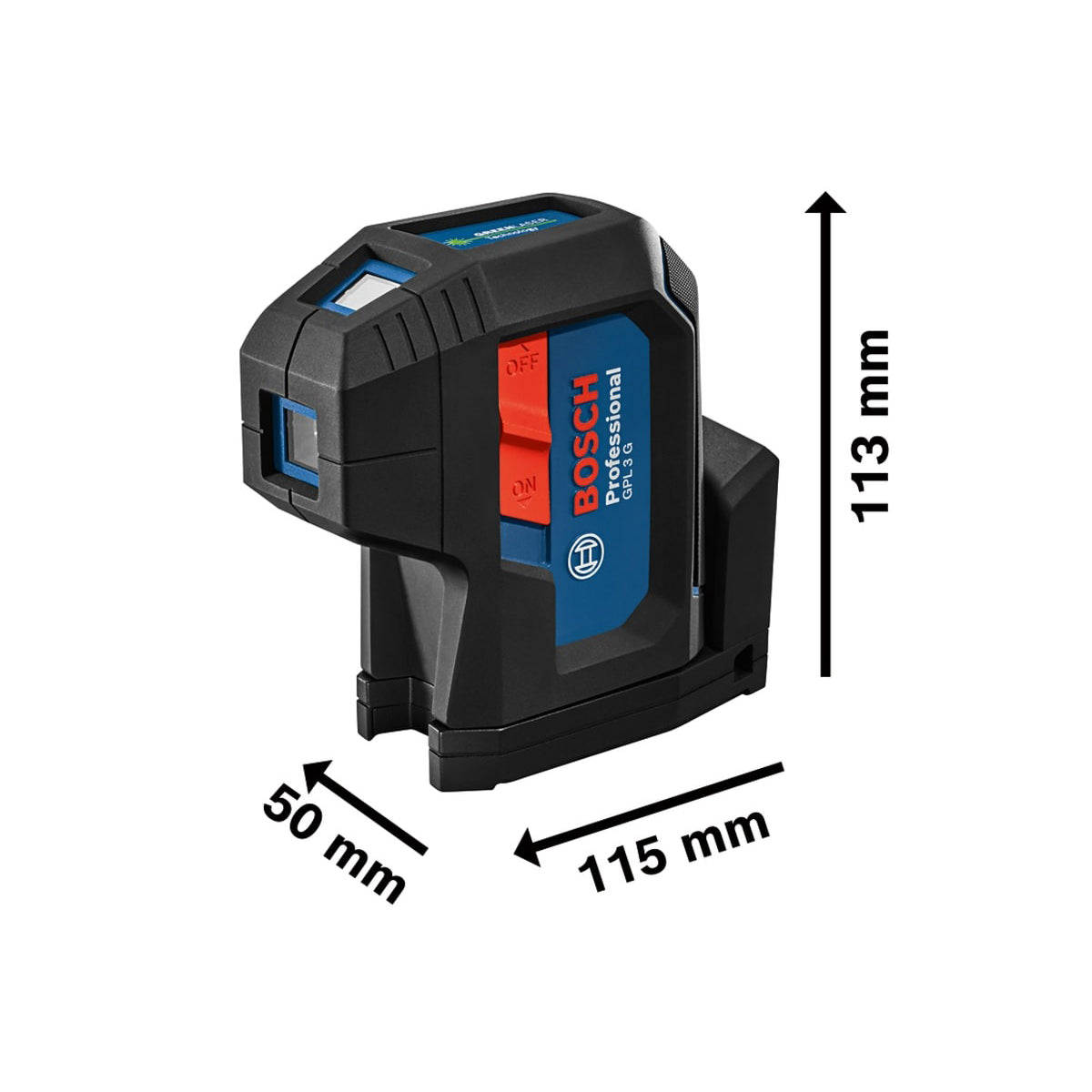 Bosch GPL 3 G Professional Point Laser Superior Visibility for Precise Alignment 0601066N00