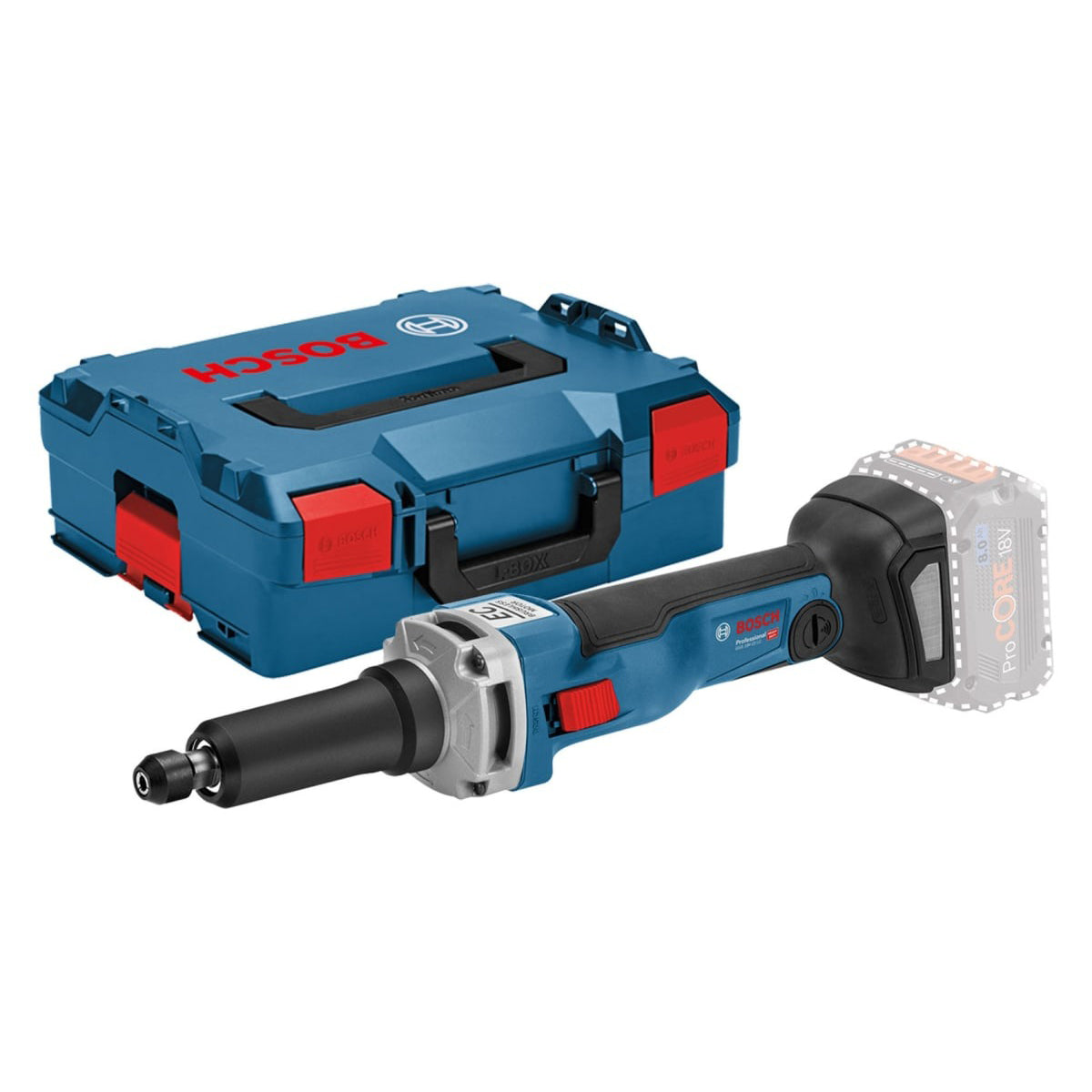 Bosch GGS 18V-23 LC Professional Straight Grinder for Precision Grinding Body Only 0601229100