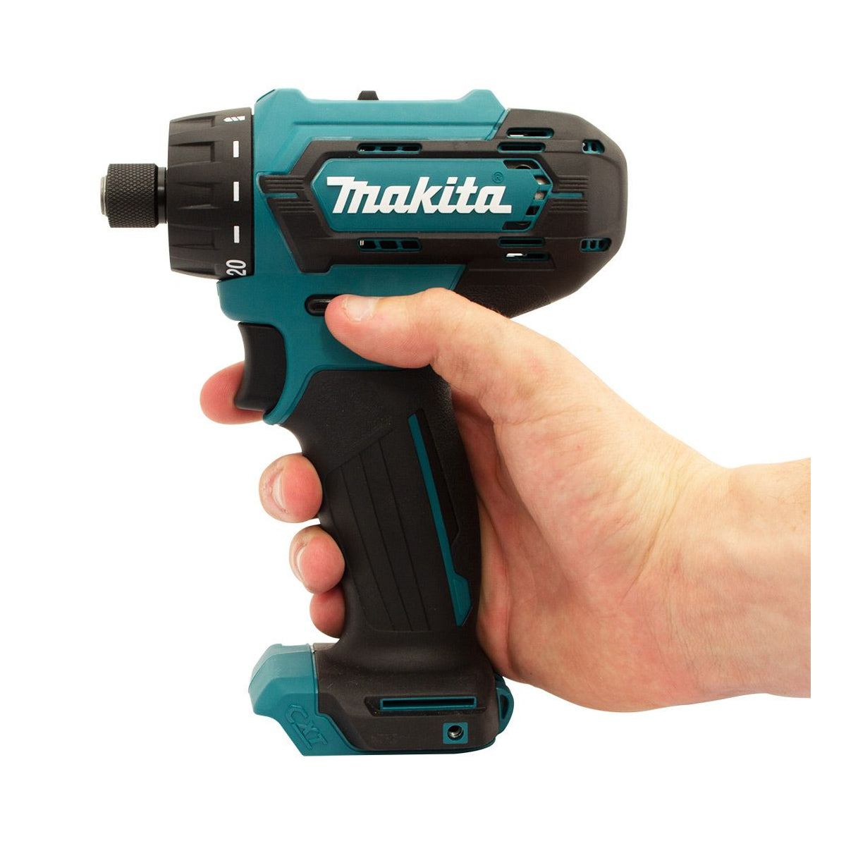 Makita DF033DWAE 12V max CXT Drill Driver With 2 x 2.0Ah Batteries, Charger & Carrying Case