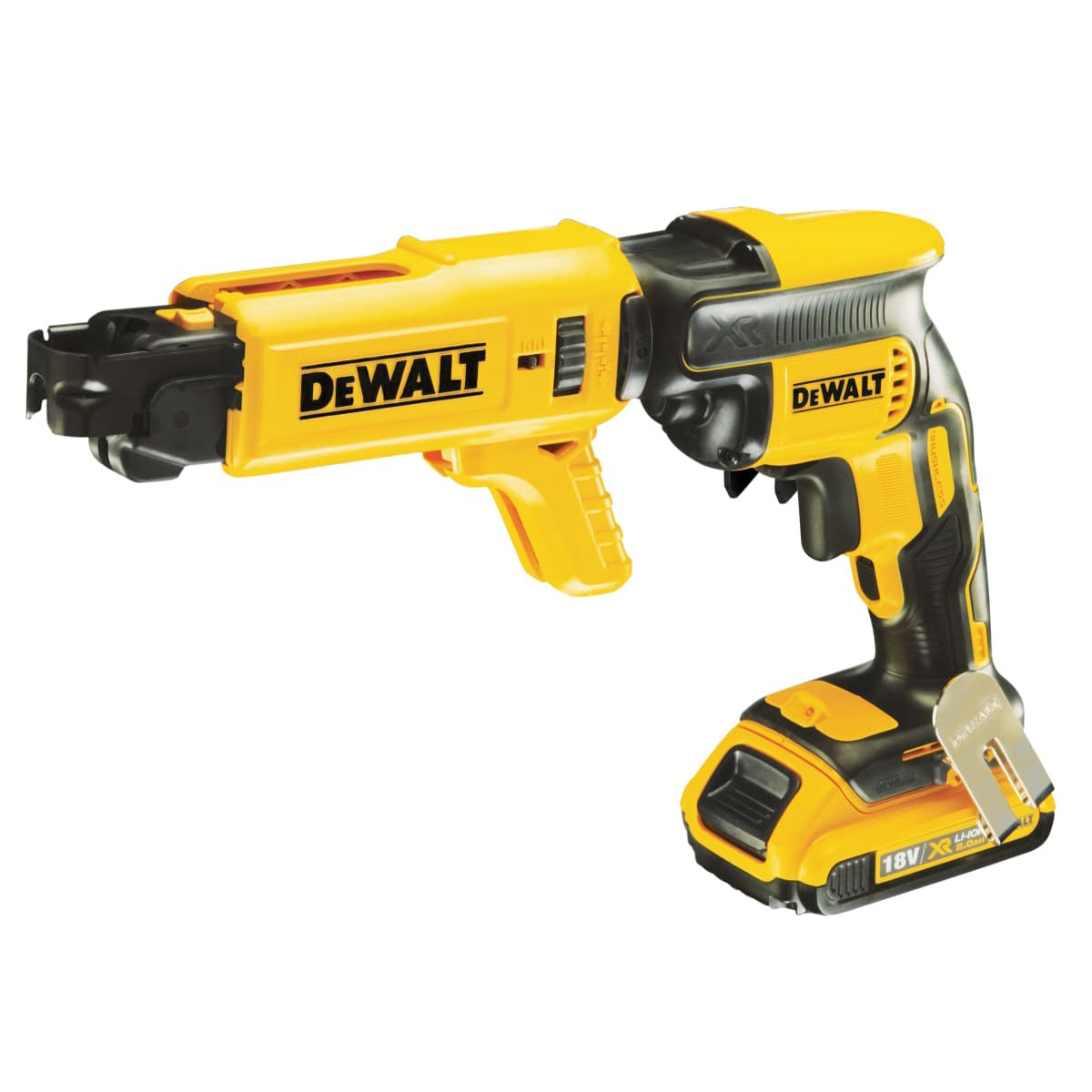 Dewalt DCF620D2K 18V Brushless Collated Drywall Screwdriver with 2 x 2.0Ah Batteries & Charger In Case