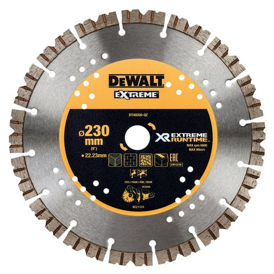DeWalt 230mm Extreme Diamond Wheel Cutting Blade DT40260