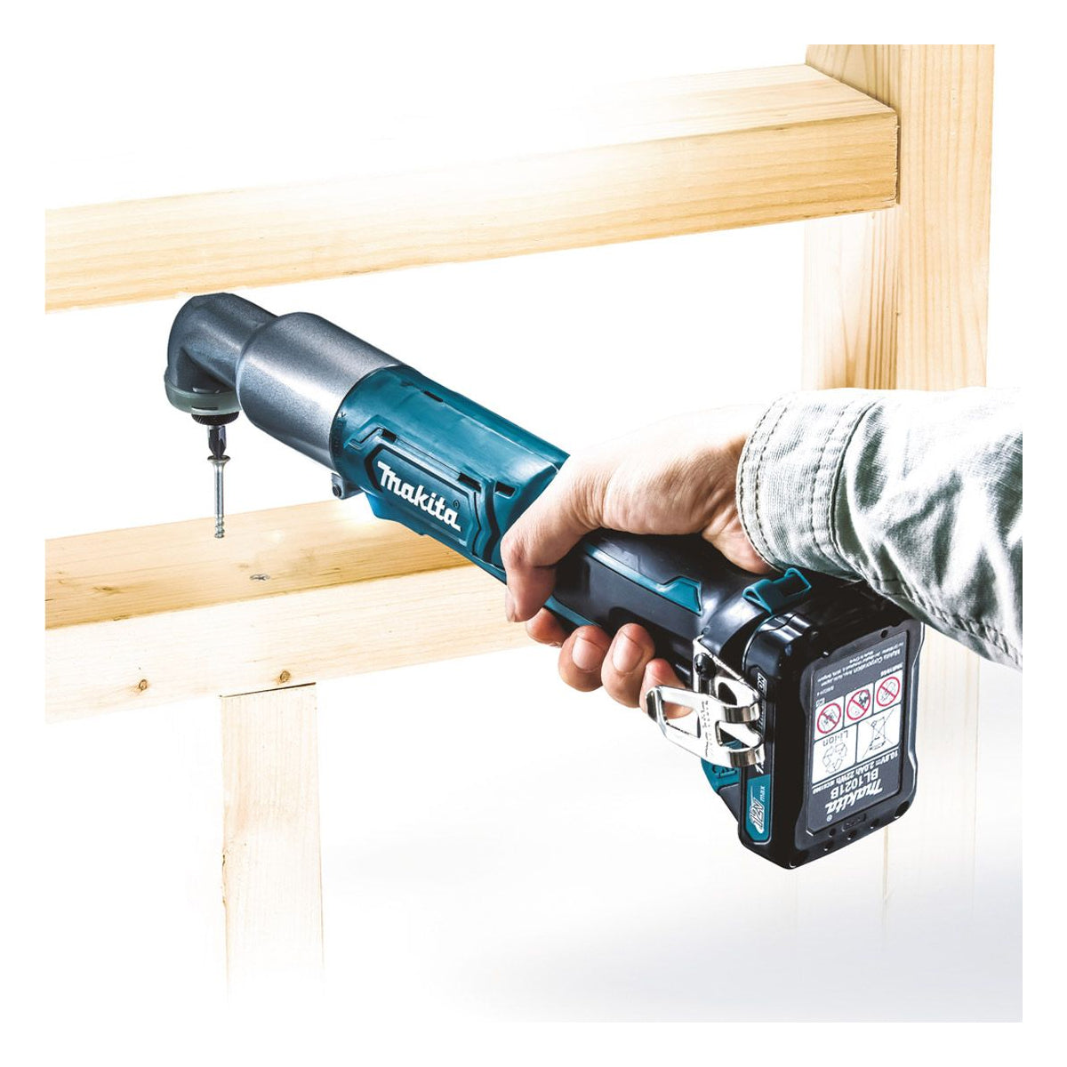 Makita TL064DWAE 12V max CXT Angle Impact Driver With 2 x 2.0Ah Batteries, Charger & Carrying Case