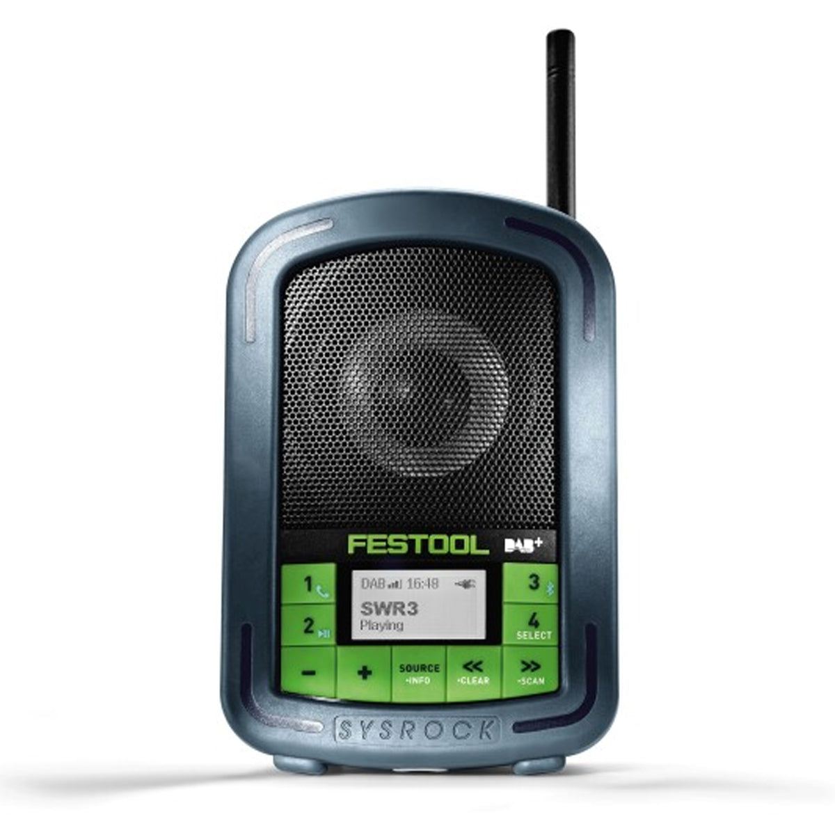 Festool SYSROCK BR 10 DAB+ Construction Site Digital Radio 230V GB With Bluetooth - 202112