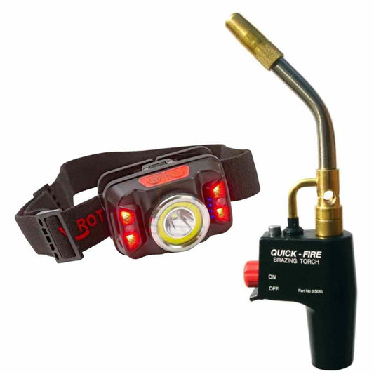 Rothenberger Quick Fire Brazing Torch 35645M With Head Torch ROH320