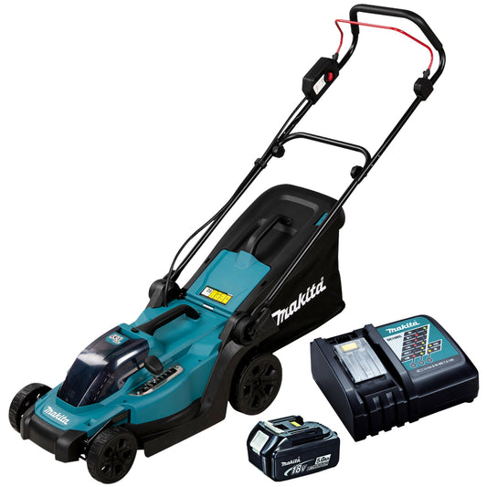 Makita DLM330RT 18V LXT 33cm Lawn Mower With 5.0Ah Battery & Charger
