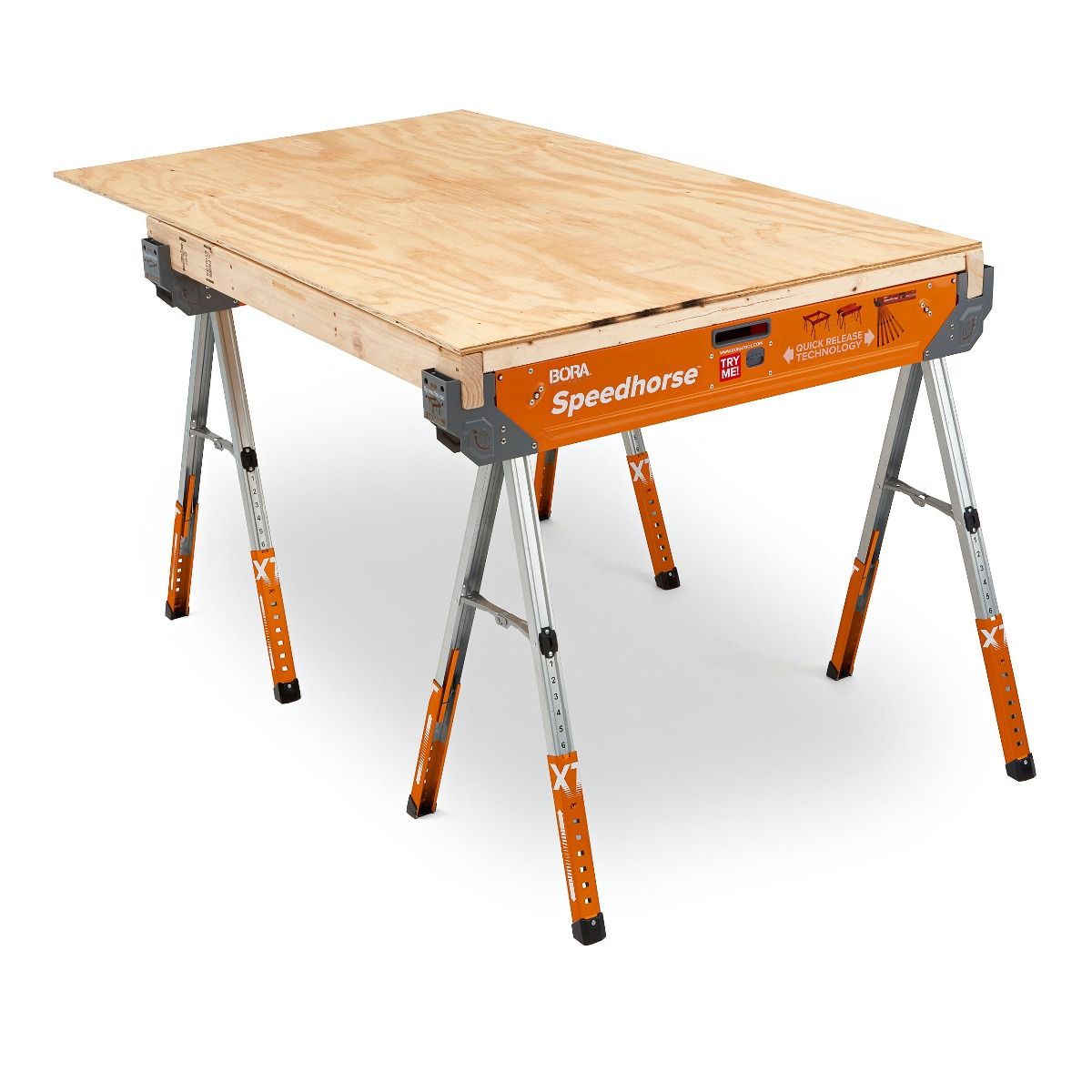 Bora Speedhorse Adjustable Sawhorse Pack of 2 - BR-PM-4550