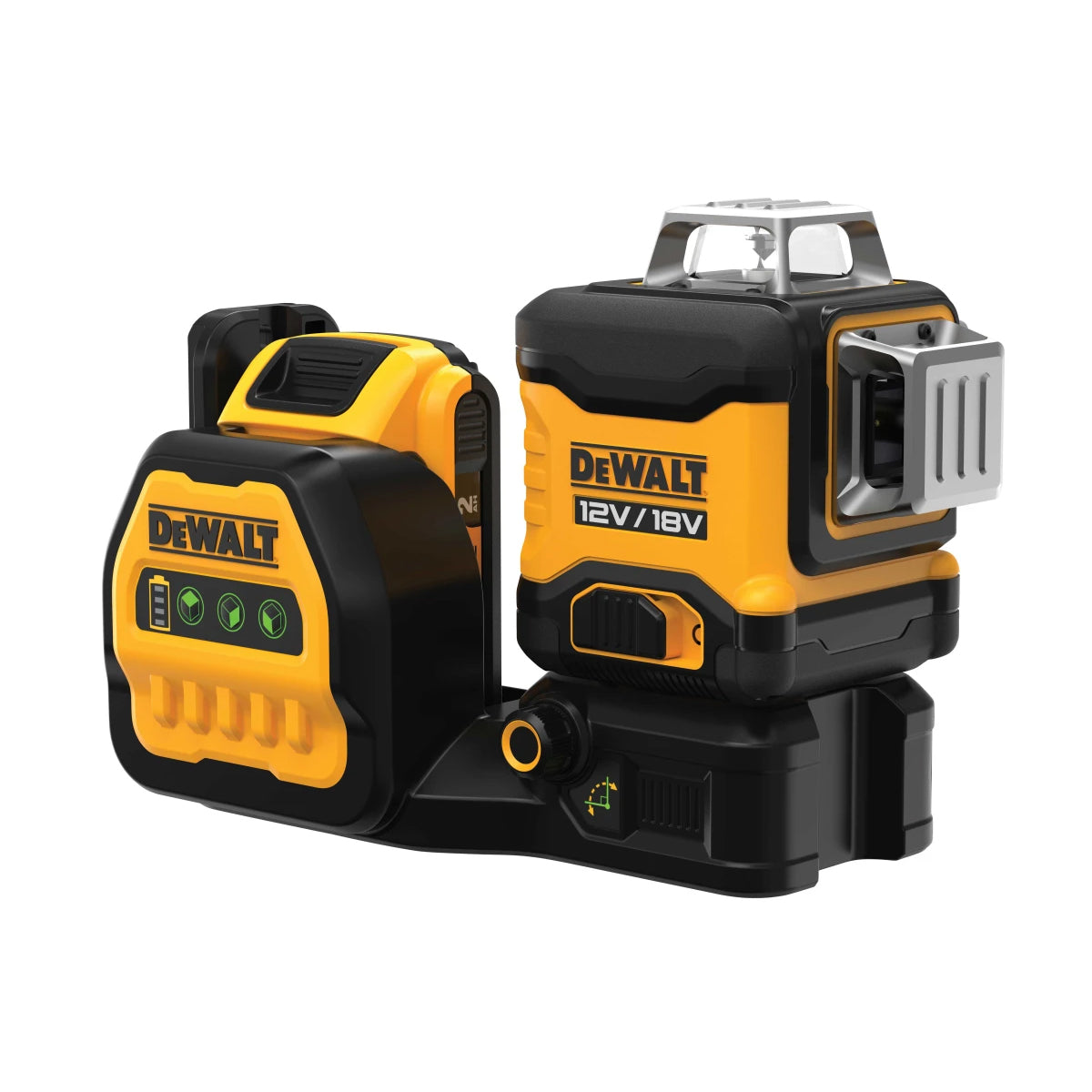 Dewalt DCE089D1G18 12/18V Green Multi-Line Laser 3 x 360° With 1 x 2.0Ah Battery Charger & Carry Case