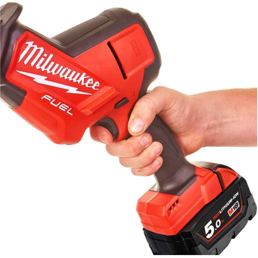 Milwaukee M18FHZ-0 18V Fuel Brushless Hackzall Reciprocating Saw with 1 x 5.5Ah Battery & Charger