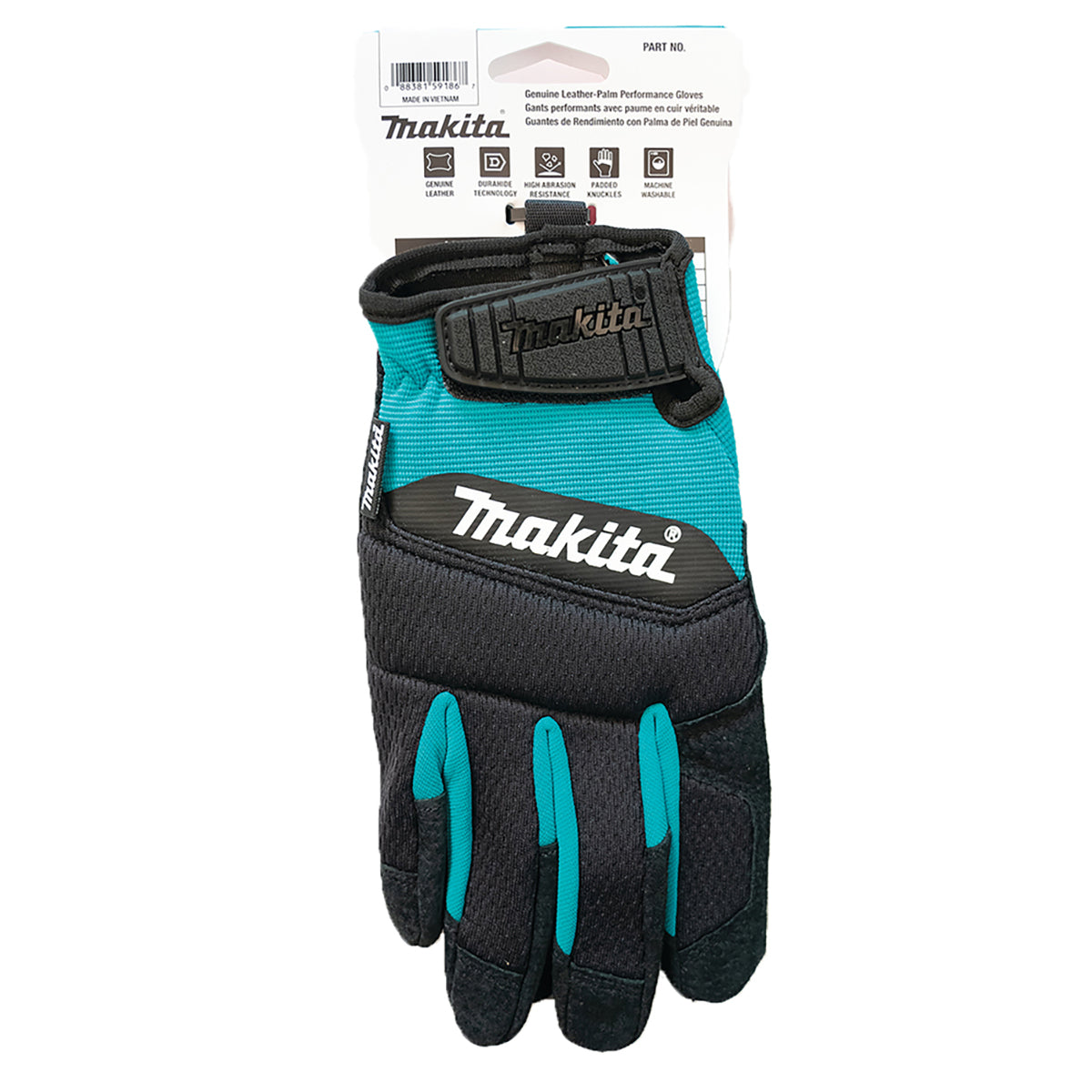 Makita P-84595 Palm Performance Gloves Size Medium