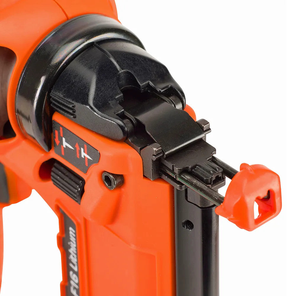 Paslode IM65 7.4V Straight Second Fix Finishing Nail Gun with 2 x 2.1Ah Batteries Charger & Toughbuilt Bag