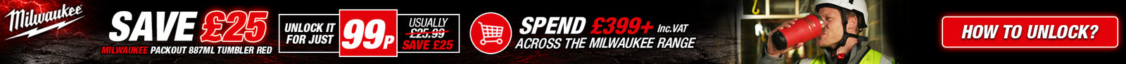 Milwaukee Unlock Offer Banner