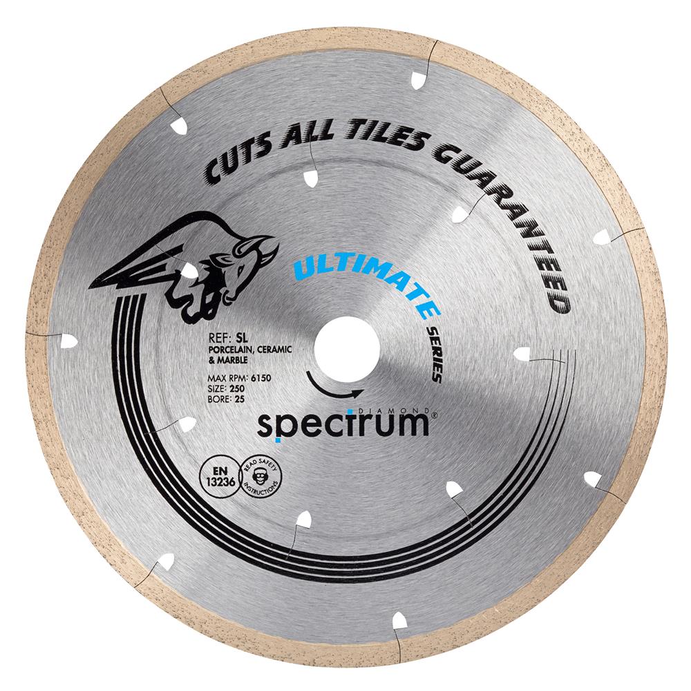 OX Spectrum Ultimate Tile Diamond Blade 250mm SL250/25