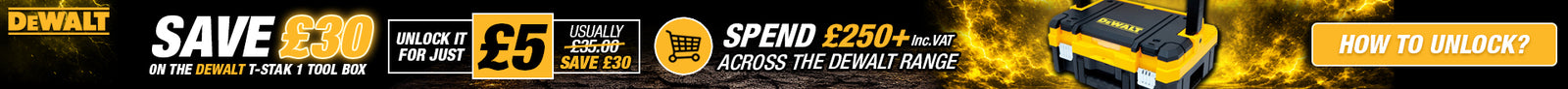 Dewalt Unlock Offer Banner