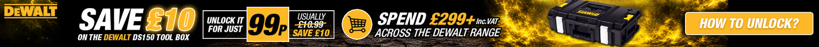 DeWalt Unlock Offer Banner