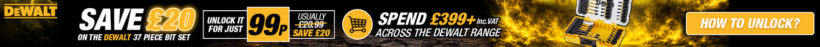 DeWalt Unlock Offer Banner