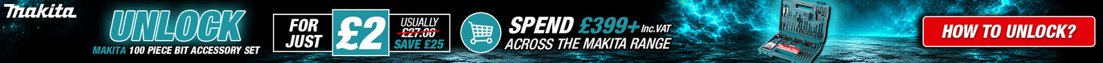 Makita Unlock Offer Banner