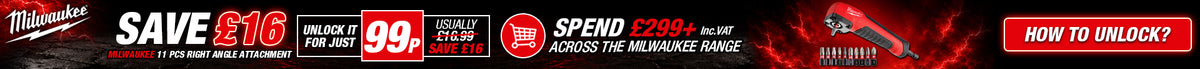 Milwaukee Unlock Offer Banner