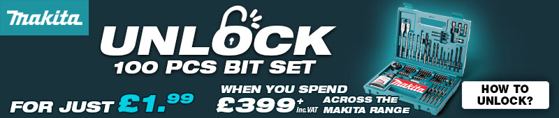 Makita Unlock Offer Banner