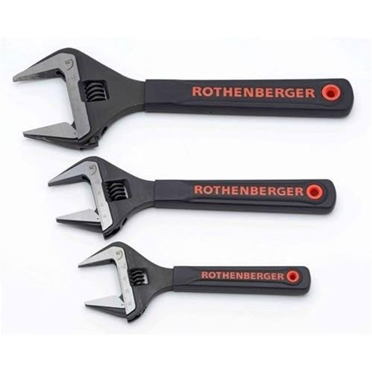 Rothenberger Adjustable Wide Jaw Wrench Set 18047