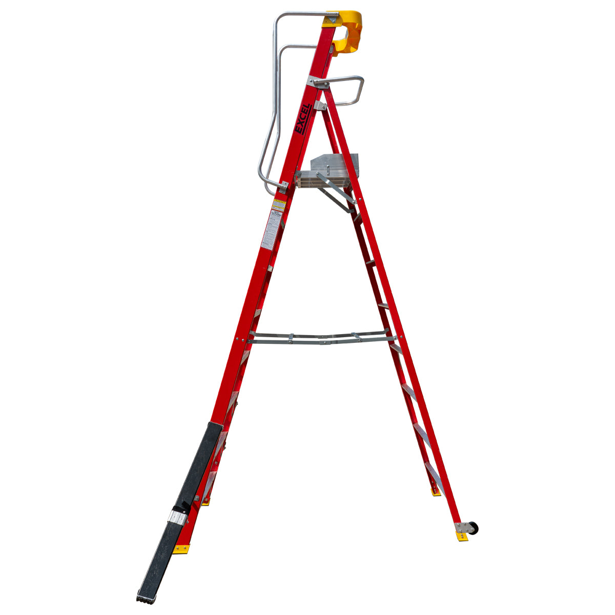 Excel Electricians Fibreglass Podium Step Ladder 8 Tread 3.18m EN131-7