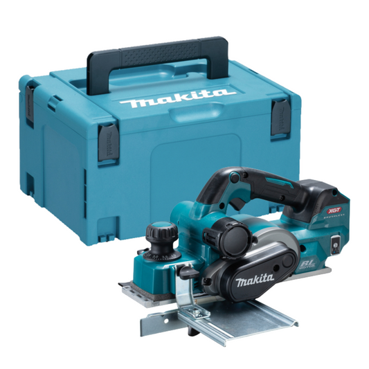 Makita KP001GZ 40V XGT AWS Brushless 82mm Planer with Makpac Type 3 Case
