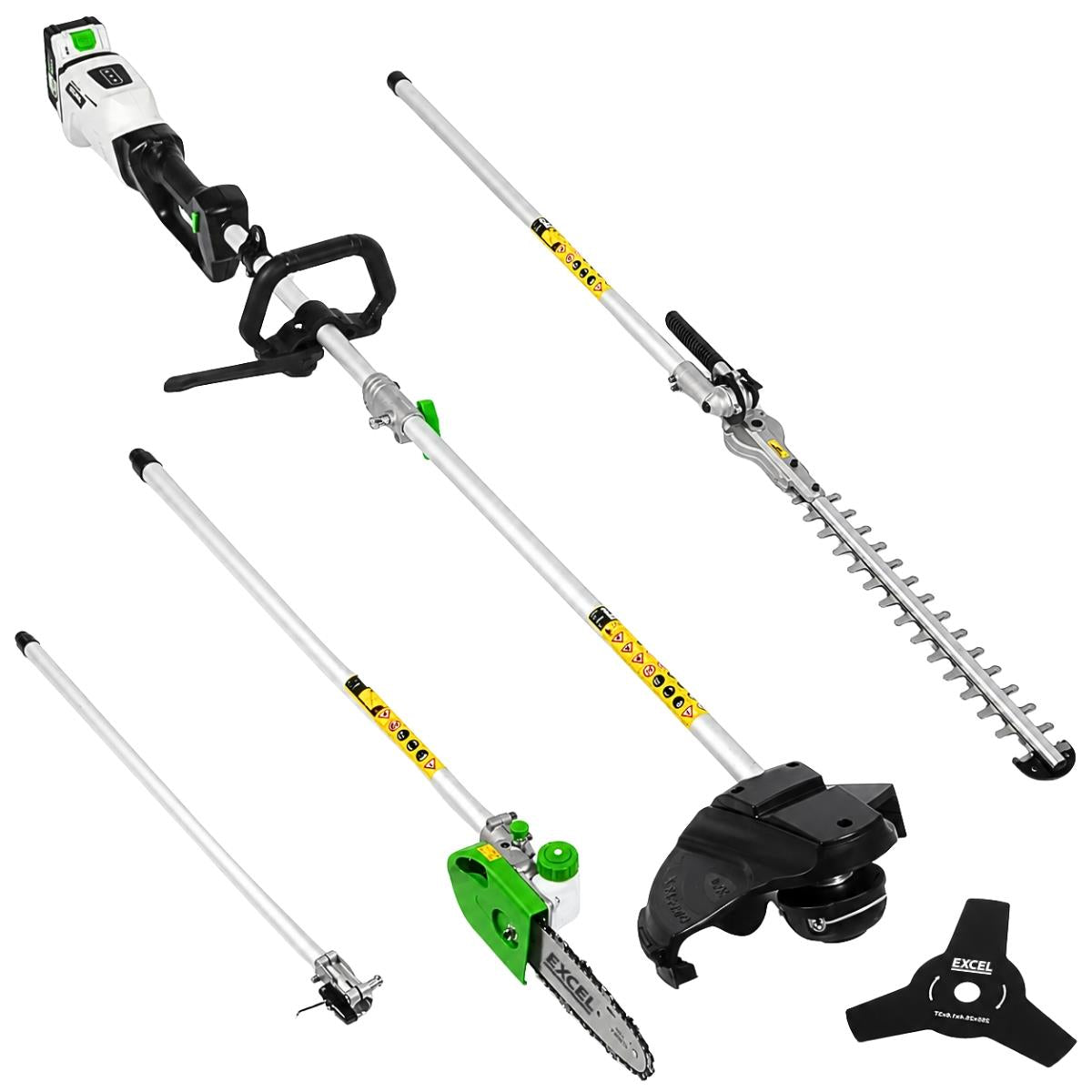 Excel 20V Cordless 5-in-1 Garden Multi Tool with Brushless Motor Body Only