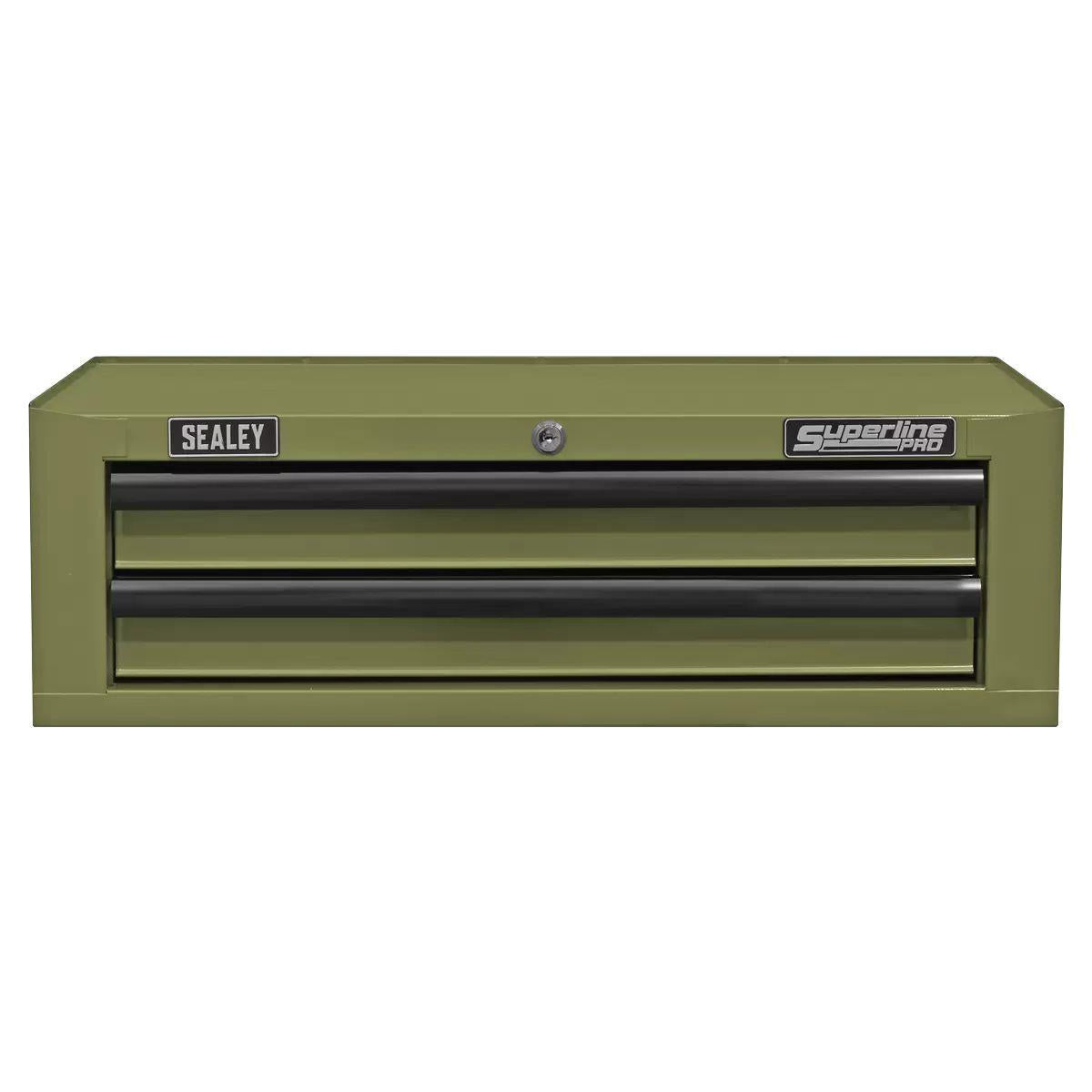 Sealey AP26029TK Superline PRO Mid-Box Tool Chest 2 Drawer Khaki