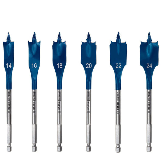 Bosch Expert Self Cut Speed Spade Drill Bit Set Of 6 Piece - 2608900332