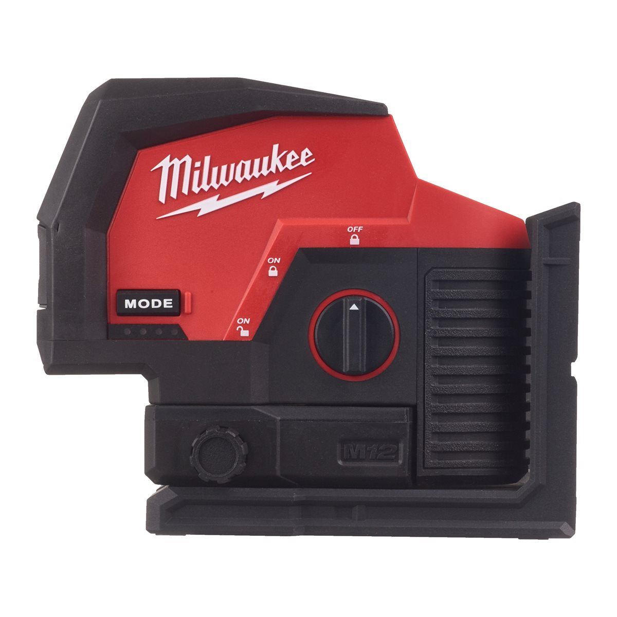 Milwaukee M12CLLP-0 12V Green Cross Line 2 Plane Laser 360° with 1 x 6.0Ah Battery Charger & Case