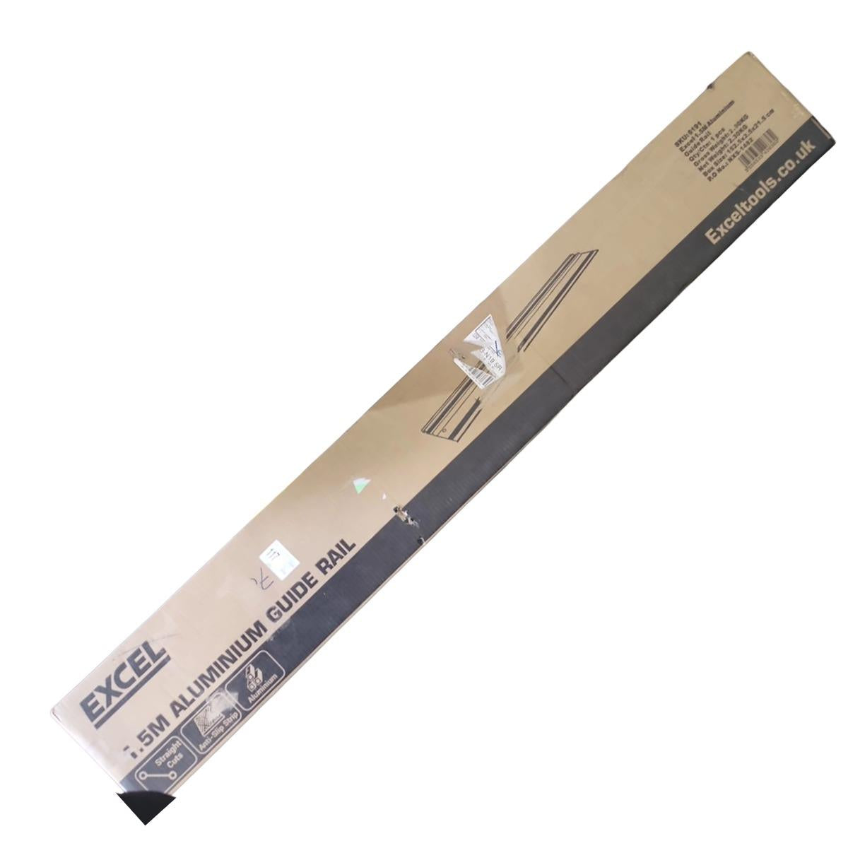 Excel 1.5m (59-Inch) Aluminium Guide Rail for Makita and Festool Plunge Saws Item Condition Damaged Box