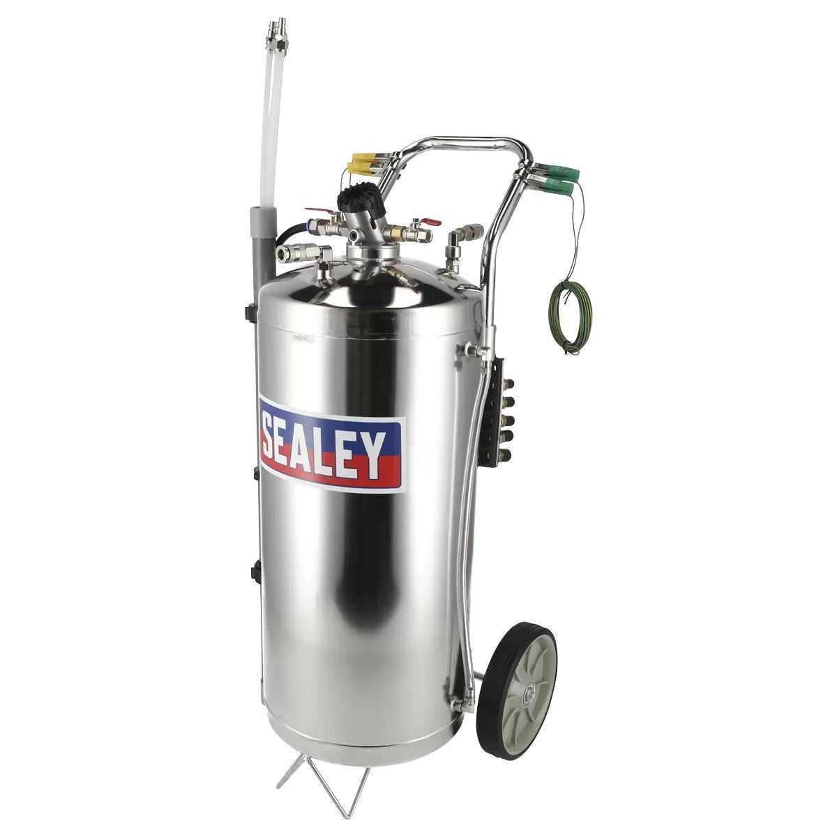 Sealey TP200S  Air Operated Fuel Drainer Stainless Steel 40Ltr