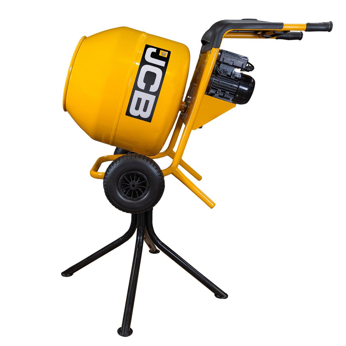 JCB CM150E Electric 134L Seam Welded Cement Mixer 550W 100L Working Capacity 230V