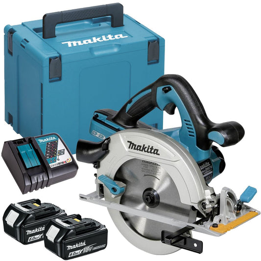Makita DHS710ZJ 36V 190mm Circular Saw With 2 x 6.0Ah Batteries, Charger & Case
