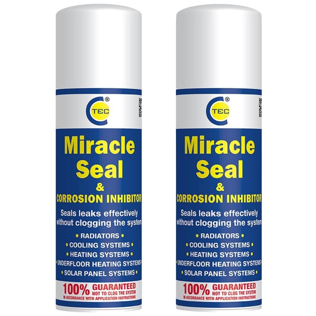 C-TEC 250ml Miracle Seal Leak Sealer & Corrosion Inhibitor Pack of 2