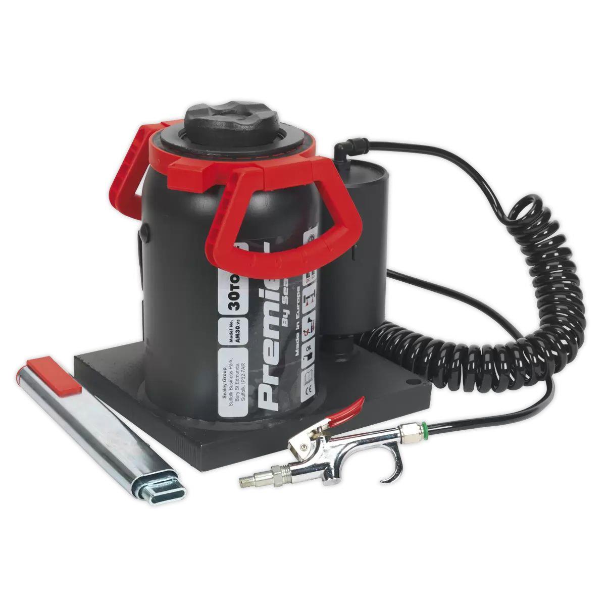 Sealey AM30 Bottle Jack 30 Tonne Manual/Air Hydraulic