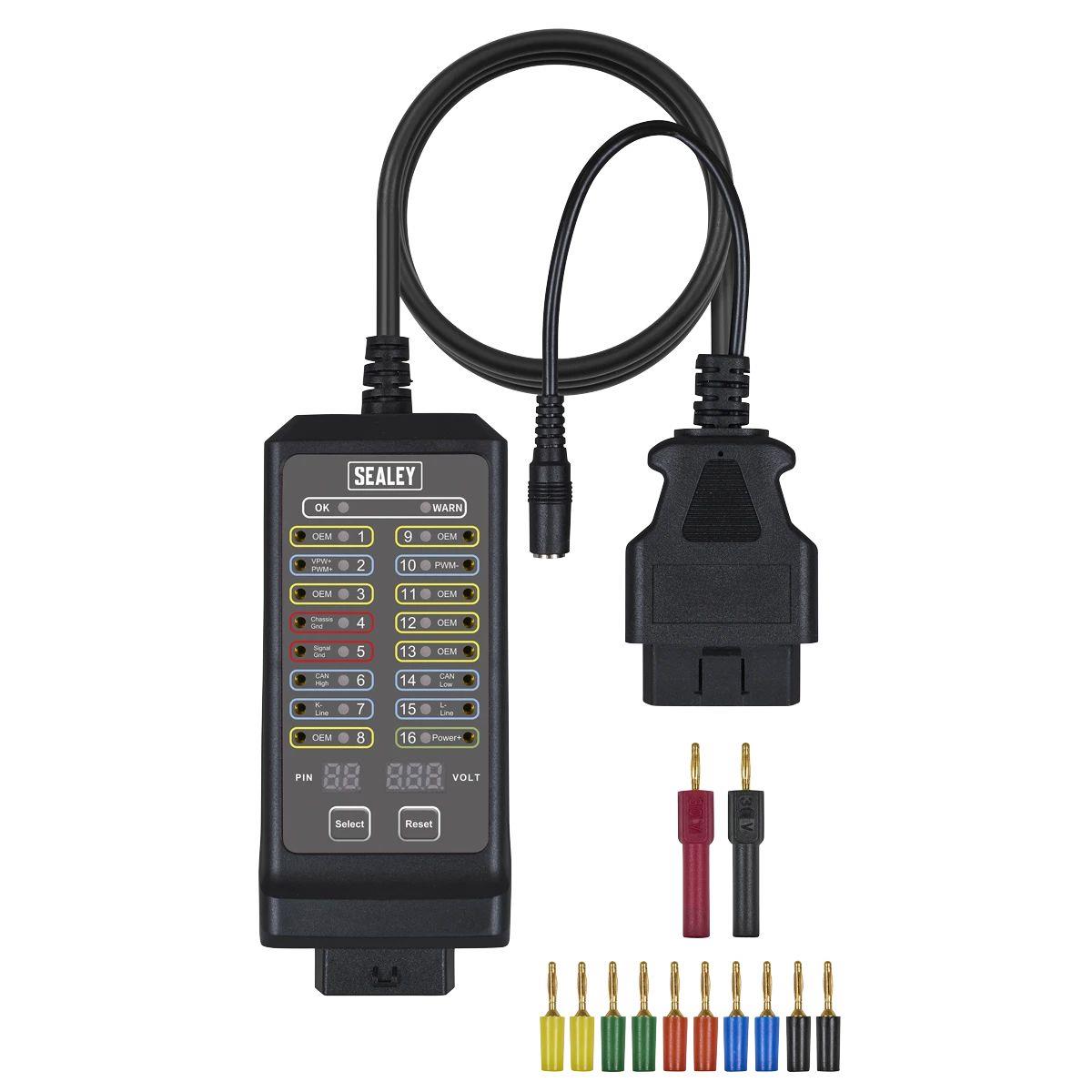 Sealey VS8813 OBD Breakout Box 16-Pin 12V/24V