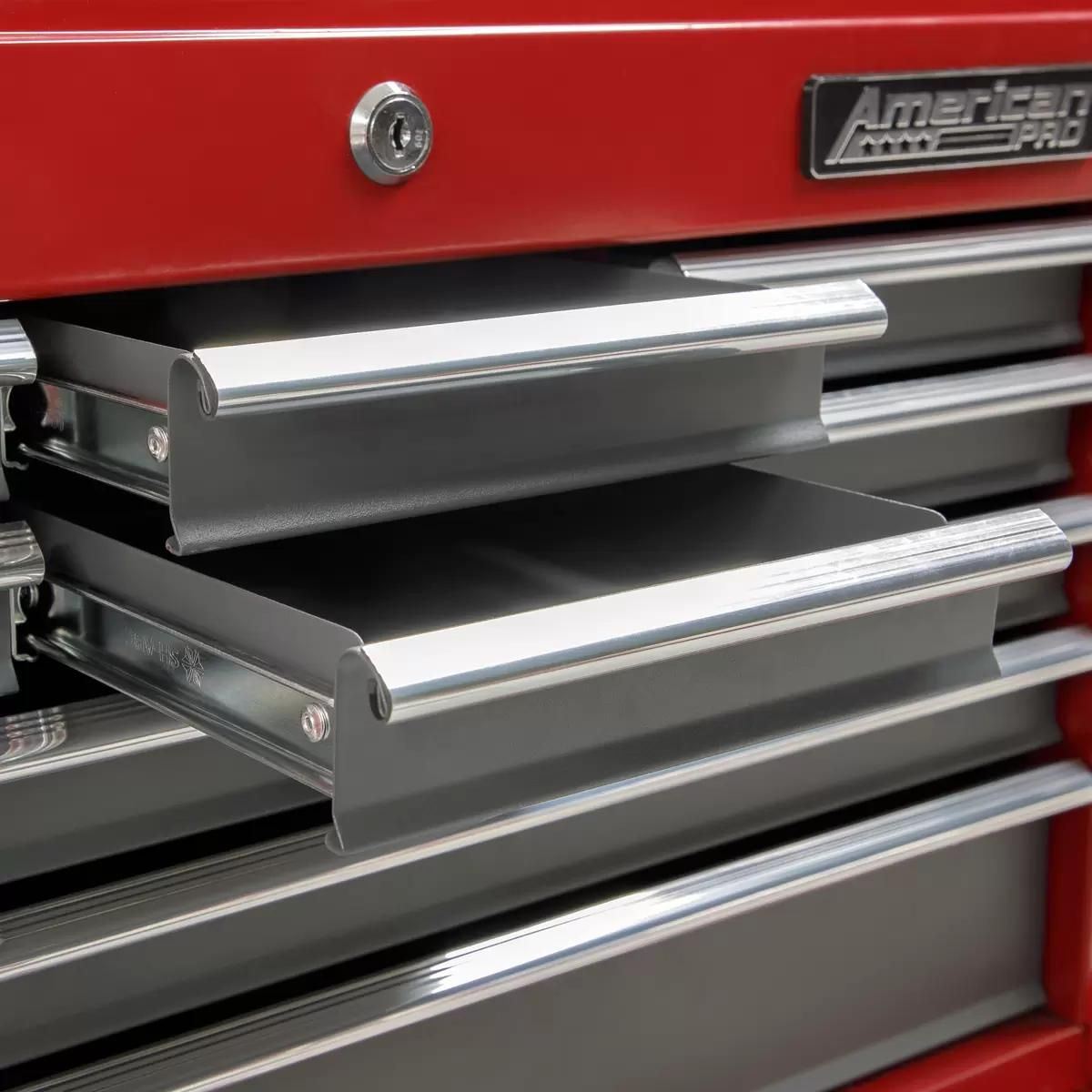 Sealey AP22509BB 9 Drawer Topchest with Ball-Bearing Slides Red/Grey