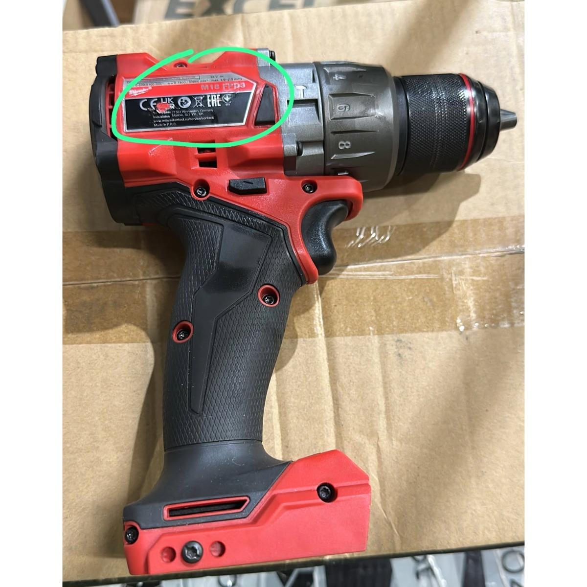 Milwaukee M18FPD3-0 18V Fuel Brushless Combi Drill Body Only 4933498060 Item Condition Seller Refurbished