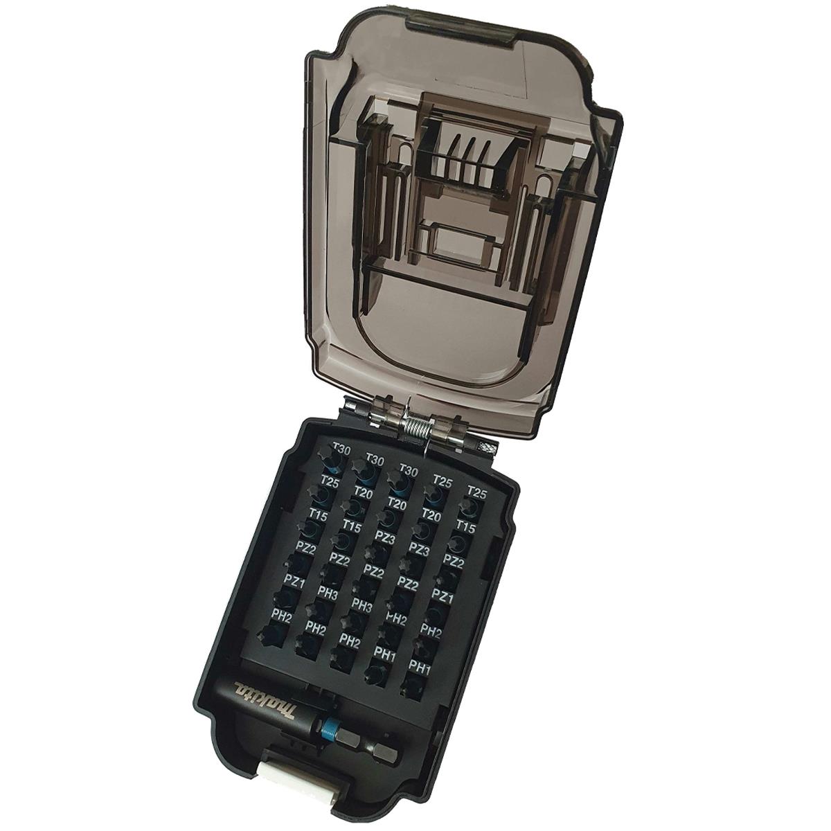 Makita E-03090 Impact Black 31-Piece Screwdriver Bit Set in Battery Box