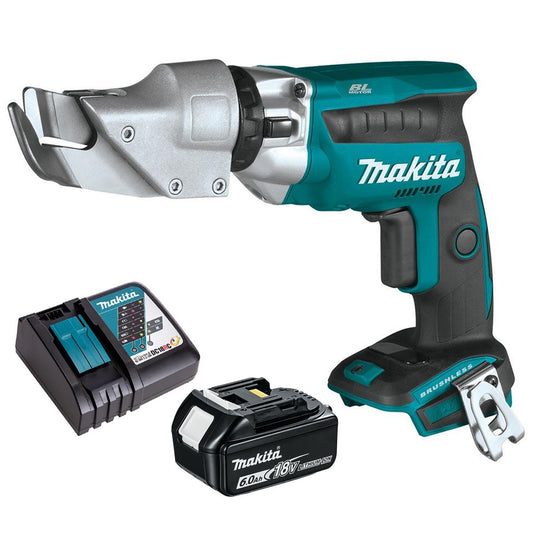 Makita DJS131Z 18V LXT Brushless Metal Shear with 1 x 6.0Ah Battery & Charger