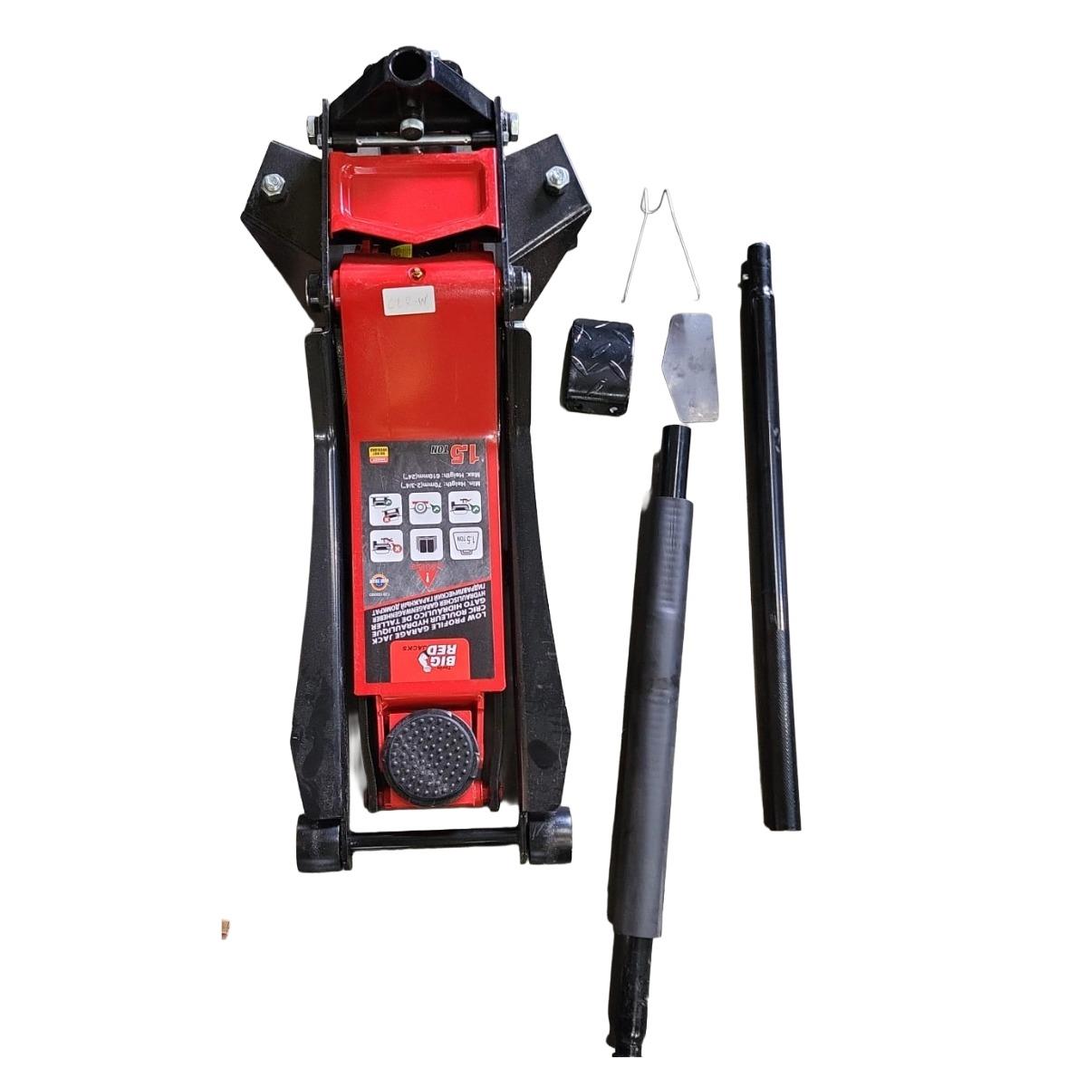 Big Red Torin 1.5-Ton Hydraulic Jack Ultra Low Profile, Lifting Range 70-610 mm Item Condition Box Opened Never Used - Collection Only