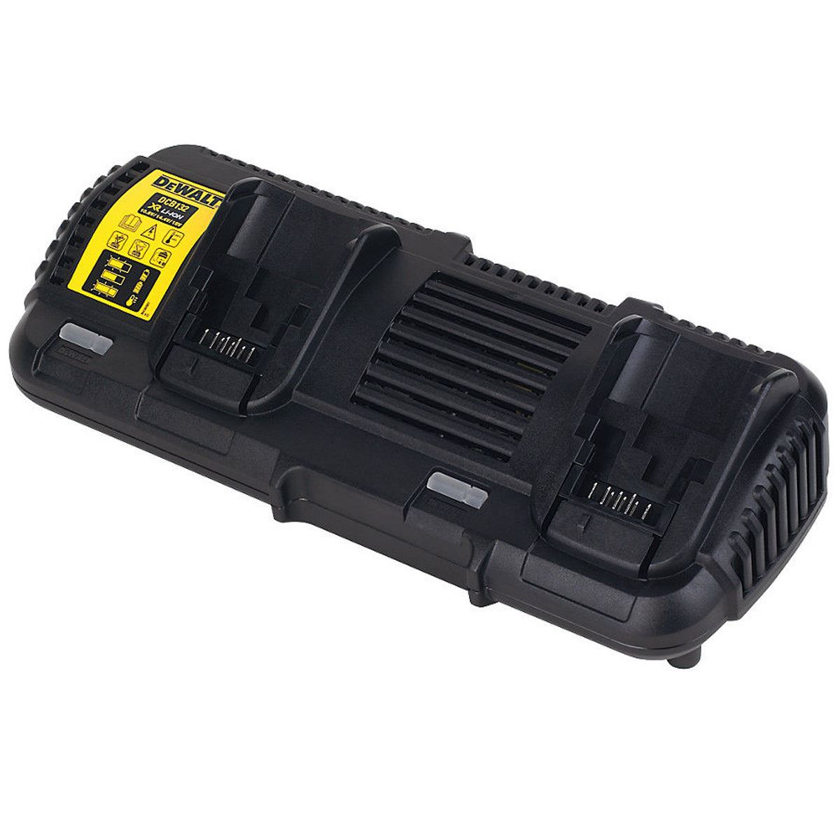 DeWalt DCB132 10.8-54V FlexVolt XR Dual Port Charger with DCB546 6.0Ah Twin Pack Batteries