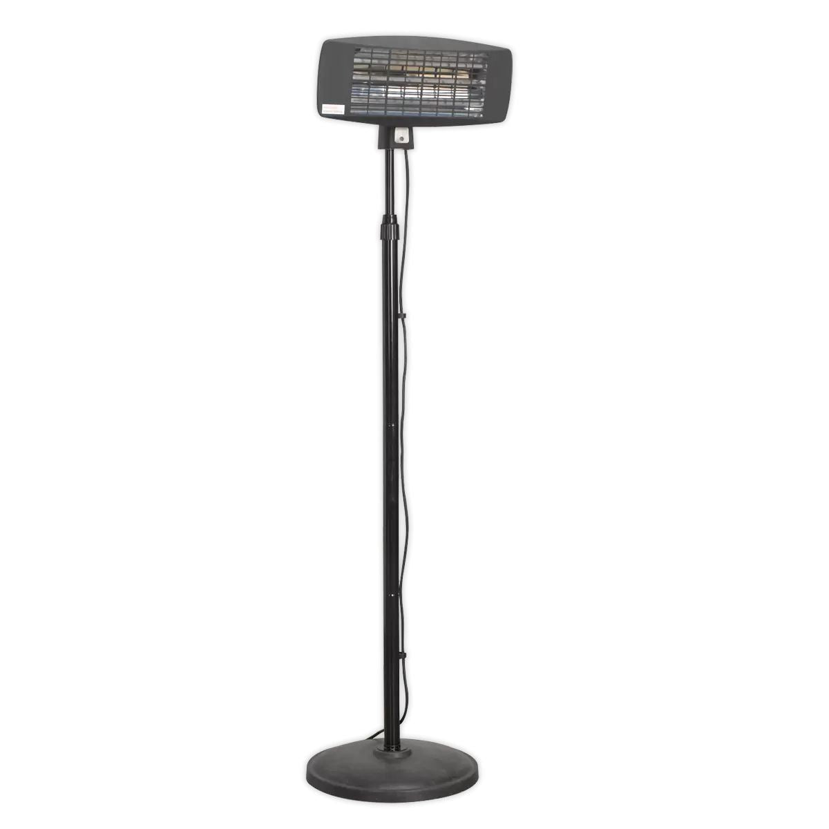 Sealey IFSH2003 Infrared Quartz Patio Heater with Telescopic Floor Stand 230V2000W