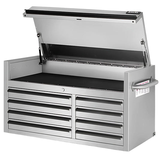 Excel 41" 8 Drawer Stainless Steel Tool Chest