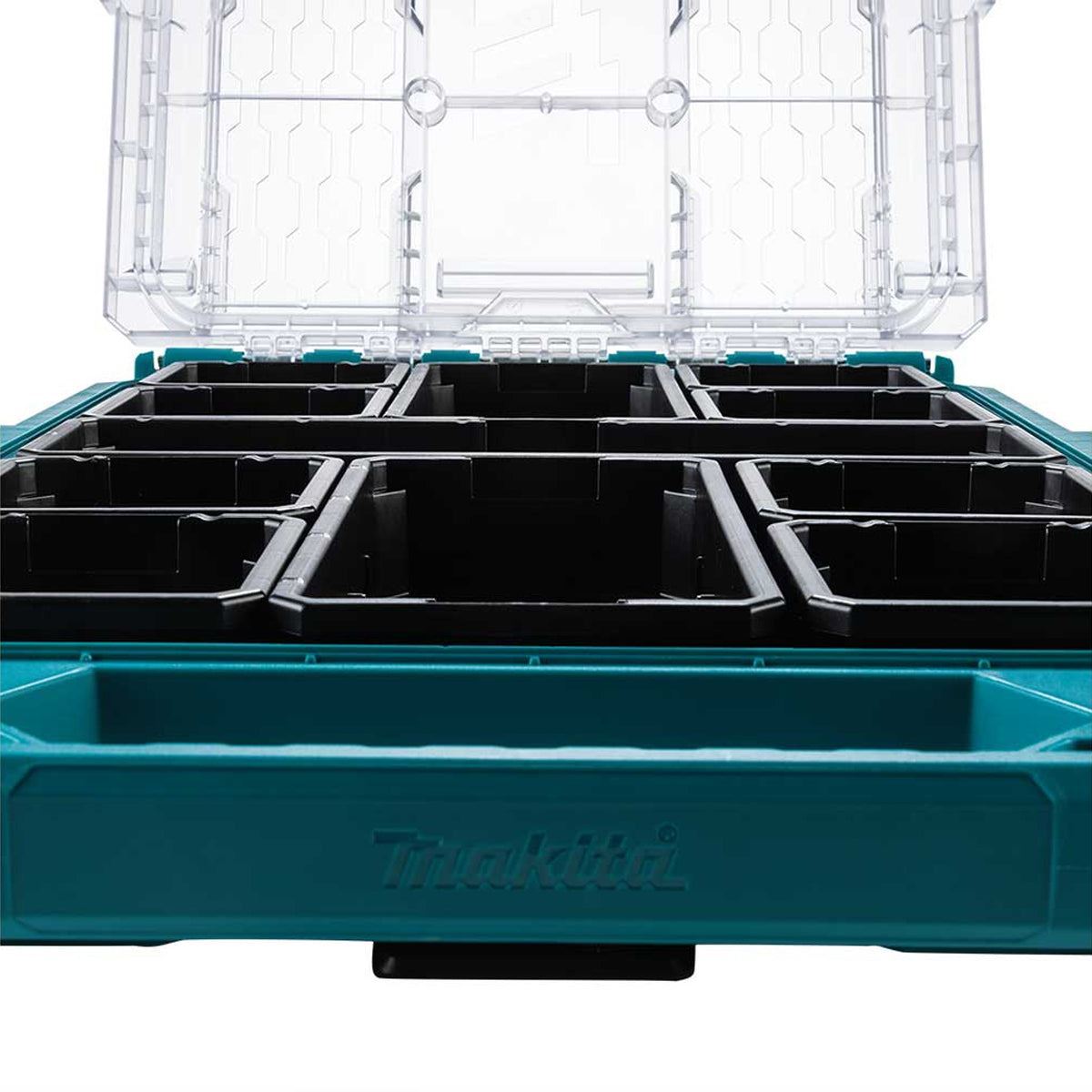 Makita MAKTRAK 3 Piece Tool Organiser Set Stackable Compact & Medium Storage Case
