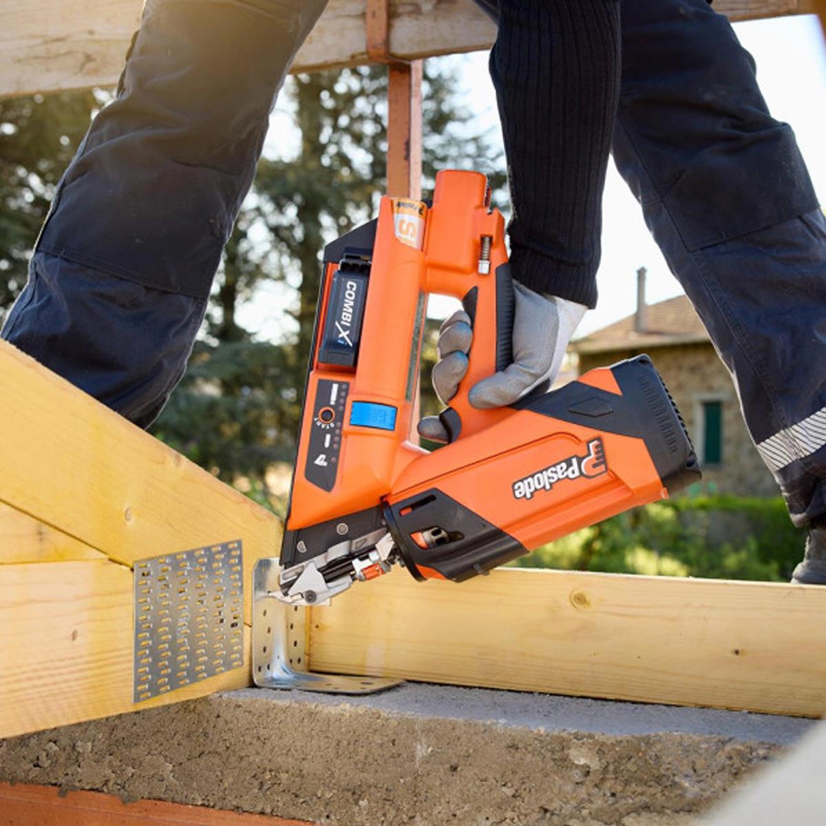 Paslode 014012 Combi Xi 2-In-1 Wood & Metal First-Fix Framing Nailer with 1 x 2.1Ah Battery, Charger & Case